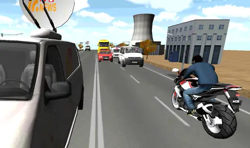 Motorcycle Driving : Traffic Racer screenshot 4