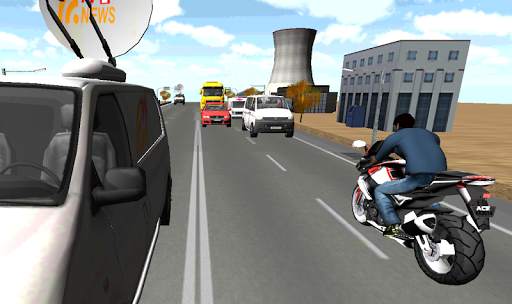 Motorcycle Driving : Traffic Racer screenshot 4