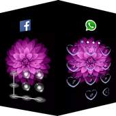 Green Applock Theme Flower 1.0