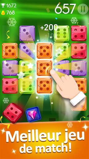 Jewel Games－Jeu Fusionner Dés screenshot 1