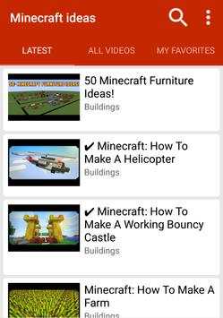 Minecraft ideas screenshot 3