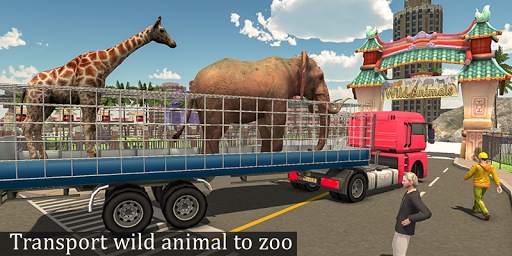 Zoo Animal Safari Transport Driving Simulator 3D screenshot 3