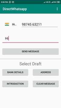Direct WhatsApp Chat Without Adding Contact Number screenshot 3