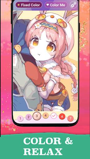 Anime Paint BTS Color by Number screenshot 2