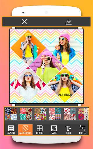 Photo Collage Maker Editor & Mirror Photo Maker 4 تصوير الشاشة