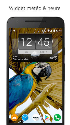 3D Flip Clock & Weather screenshot 1