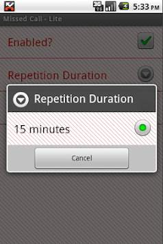 Missed Call - Lite screenshot 2