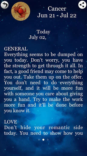 Daily Horoscope Ex screenshot 2