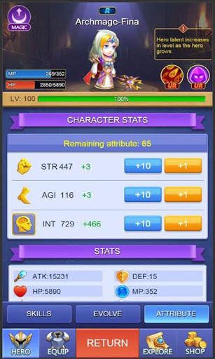 Legendary Heroes TD:Tower Defense Strategy Games screenshot 2