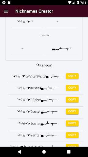 Nickname maker for free Fir3 screenshot 5