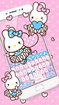 Pink Cute Rabbit Keyboard 2 تصوير الشاشة