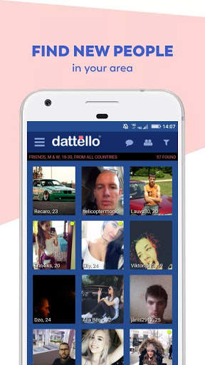 Dateello - meet new people! screenshot 1