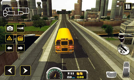 City High School Bus Driving Simulator 2018 screenshot 1