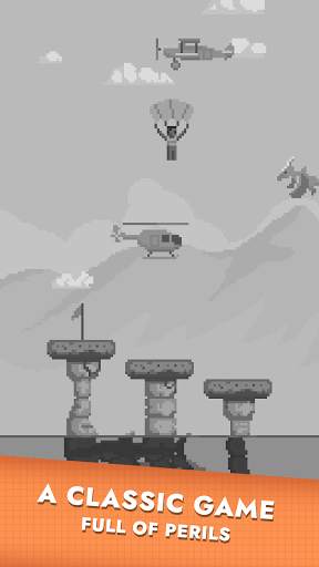 Sky Diver Classic - Hi-Bit retro parachute arcade screenshot 3
