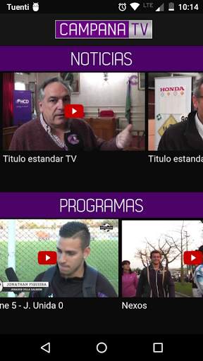 Campana TV screenshot 1