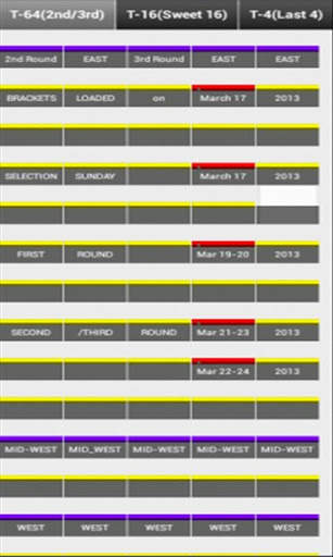 Bracketology-Scores-2013(Lite) screenshot 2