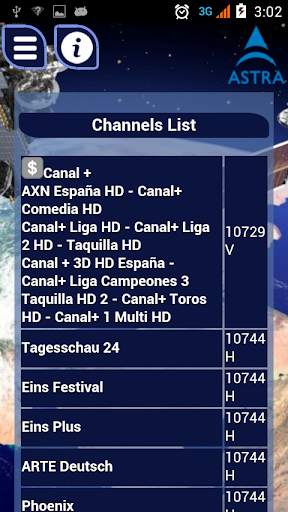 New Frequencies Astra 19E 2020 screenshot 2