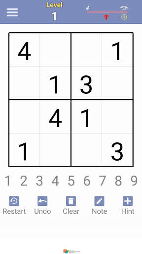 Sudoku screenshot 1