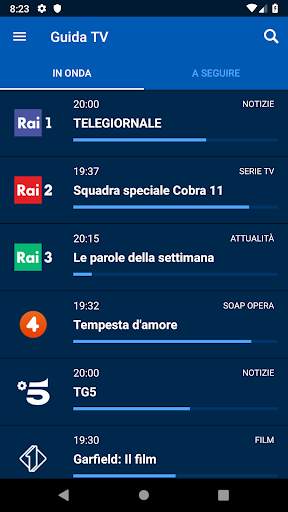 Guida TV screenshot 1