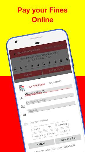 🚦Bangalore Traffic Fine/Challan Checker screenshot 2