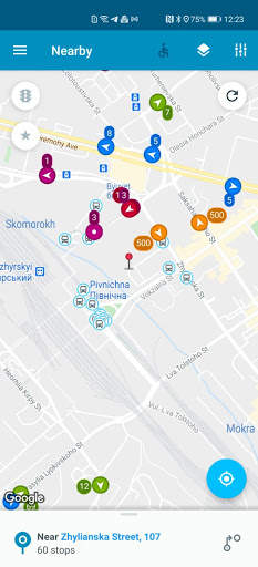 EasyWay public transport screenshot 1