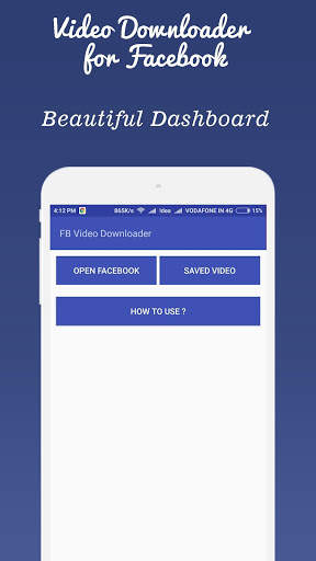 Video Downloader for  FB screenshot 1