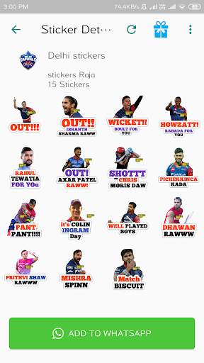 Cricket Stickers - Cricket WA  screenshot 6
