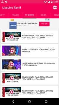 Tamil Live TV & Shows LiveLino screenshot 3