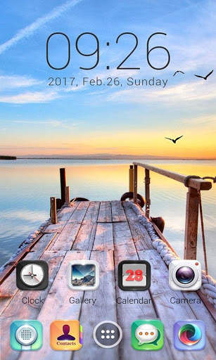 Quietness Go Launcher Theme screenshot 3