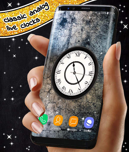 Analog Clock App ❤️ Classic Live Wallpaper Themes screenshot 5