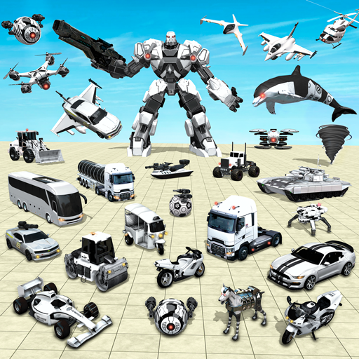Dolphin Robot Game: Car Games आइकन