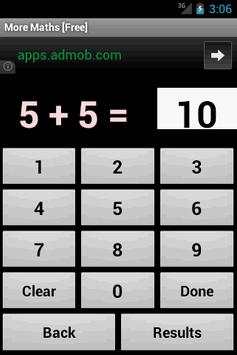 More Maths [Free] screenshot 3