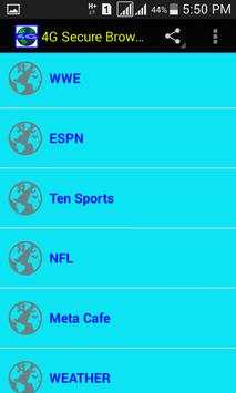 4G Secure Browser screenshot 5