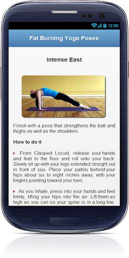 Belly Fat Burning Yoga Workout screenshot 7