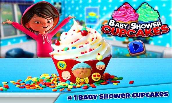 Baby Shower Cupcake Maker Game screenshot 1