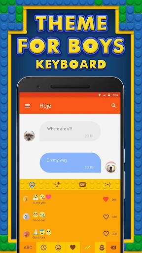 Keyboard Theme for Cool Boys screenshot 3