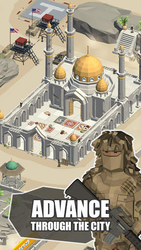 Idle Warzone 3d: Trò chơi quân sự screenshot 4