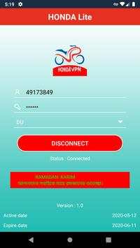 Honda Lite VPN screenshot 3