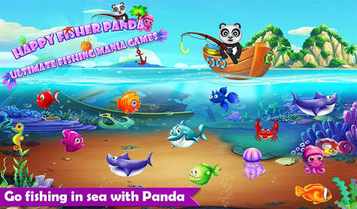 Happy Fisher Panda: Ultimate Fishing Mania Games screenshot 1