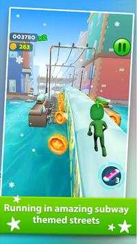 Subway Dash PJ Adventure 3D screenshot 2