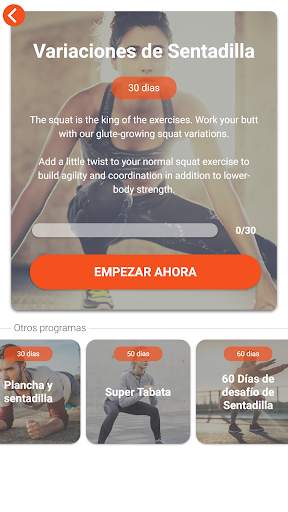 Reto de las sentadillas screenshot 2