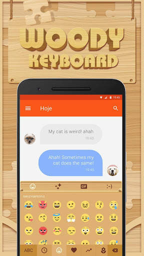 Woody Emoji Keyboard Theme screenshot 2