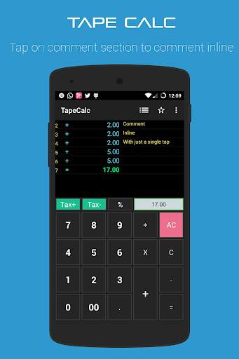 TapeCalc screenshot 1