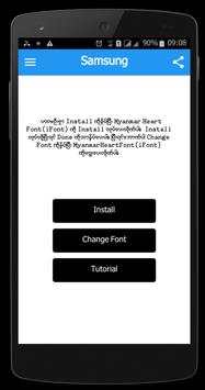 Myanmar Heart Font screenshot 5