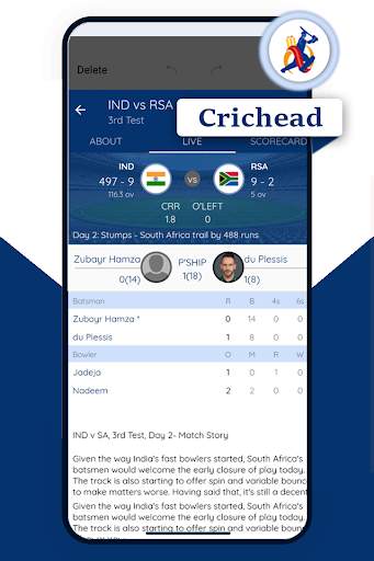 Cricton - Live Cricket Score screenshot 3