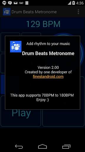 bęben bije metronom screenshot 4