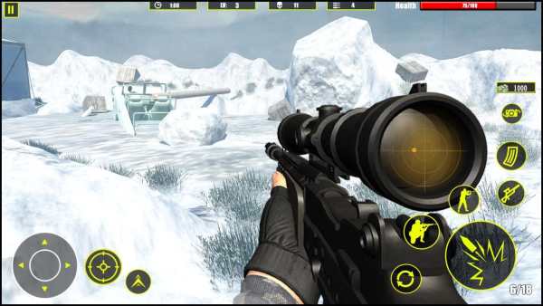 Snow Sniper Shooting 2017 screenshot 4