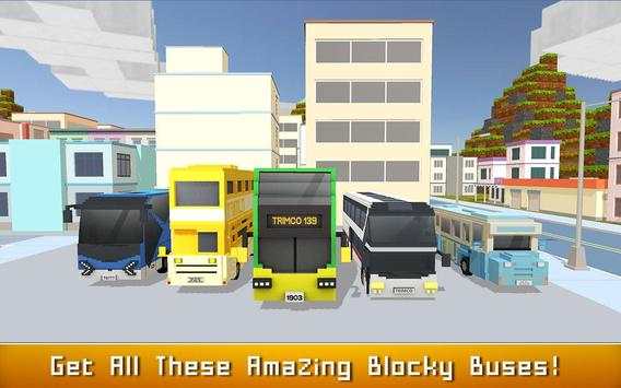 Blocky Bus SIM: Tourist Drive screenshot 3