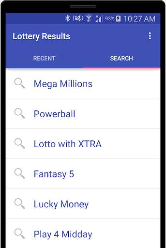 Results for FL Lottery screenshot 1