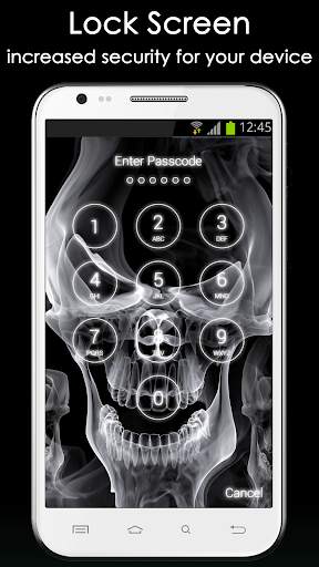 Scary Skull Lock Screen 1 تصوير الشاشة